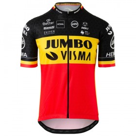 Maillot Cyclisme 2020 Team Jumbo-Visma Championnats de Belgique N001